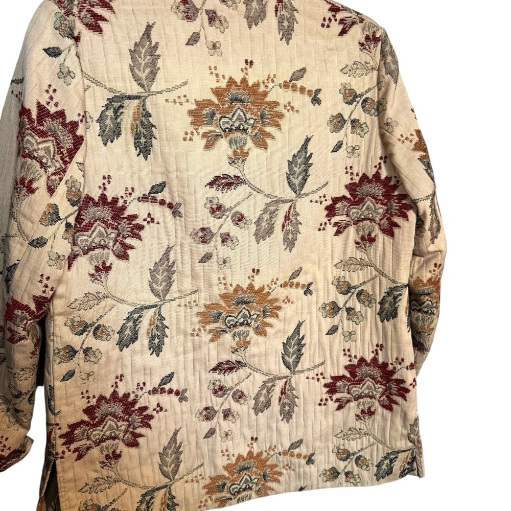Laura Ashley Patchwork Lagenlook Fall Quilted Jacket‎ Petite Small - Picture 6 of 11